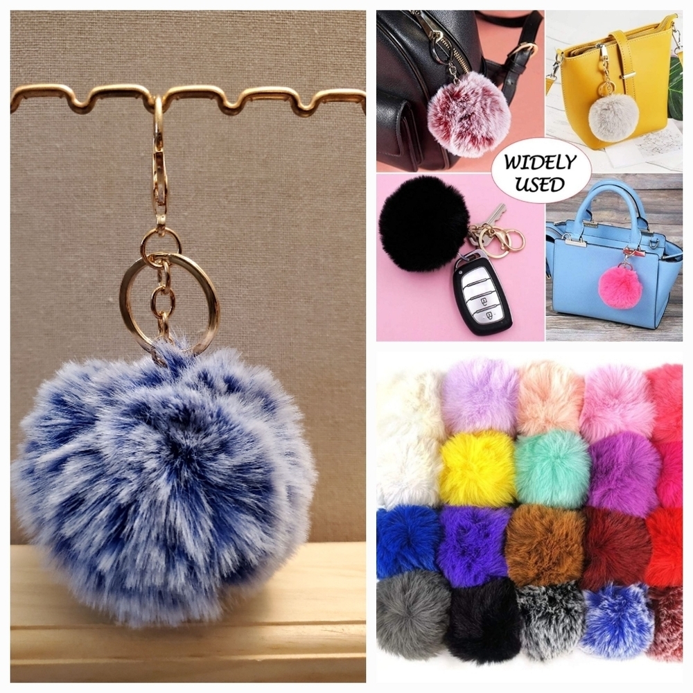 Cute Fashion Faux-Fur Puff Ball